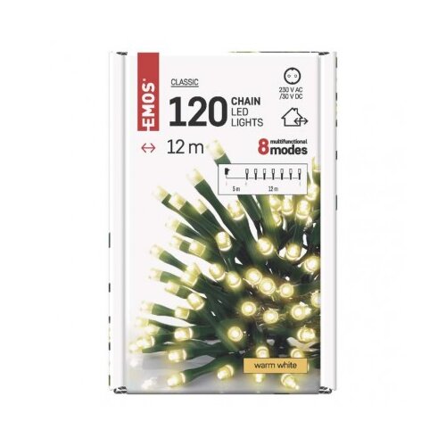 Emos LED lanac zelene boje 12 m spoljni i unutra&amp;scaron;nji WW MTG-D4AW09 Slike