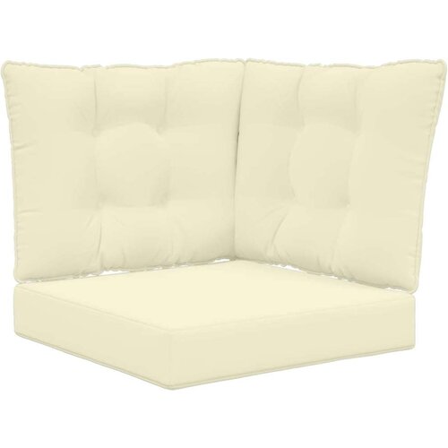  Jastuk za vanjsku sofU 3 pcs Krema Poliester - Krema 60 x 60 cm 1x sjedalo +1x naslon +1x bočna strana (2D s bartagom) Slike