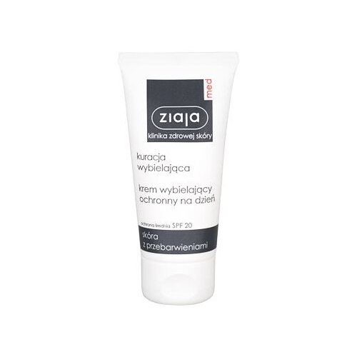 Ziaja Med whitening protective day cream SPF20 osvetlitvena krema za obraz z uv zaščito 50 ml za ženske Cene