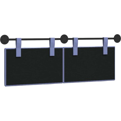  Držeće uzglavlje Zidne Traper plava 150 x 55 x 5 cm tkanina - Trapere plave boje 140 cm bez LED Slike