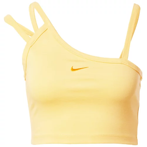 Nike Sportswear Top rumena / oranžna