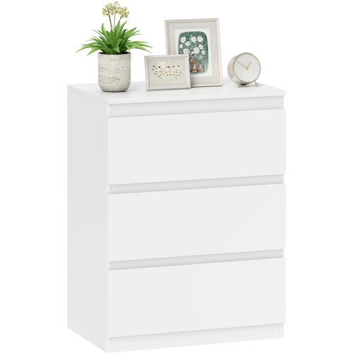HOMCOM Komoda iverna plo&scaron;ča 60D x 40&Scaron; x 79V cm Bela, (5000242528) Cene