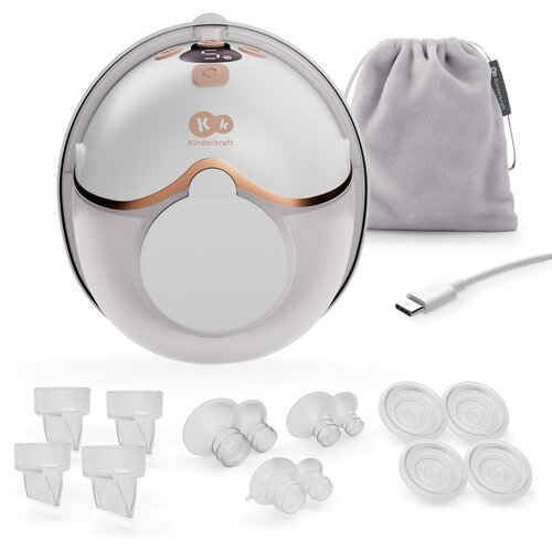 Kinderkraft Električna izdajalica MAMAFLOW, hands free, Golden Cijene