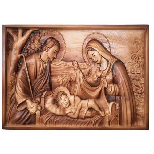  Drvena slika Svete obitelji, 50 x 35,5 cm Slike