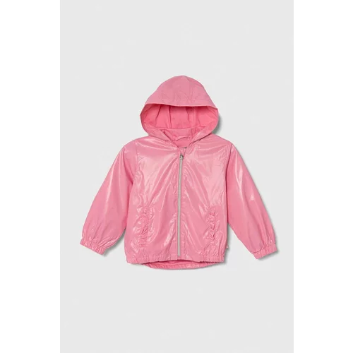 United Colors Of Benetton Otroška jakna roza barva