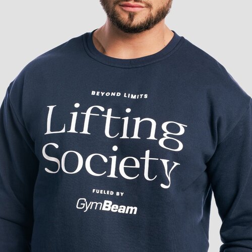 GymBeam lifting society sweatshirt nightfall 112075 Slike