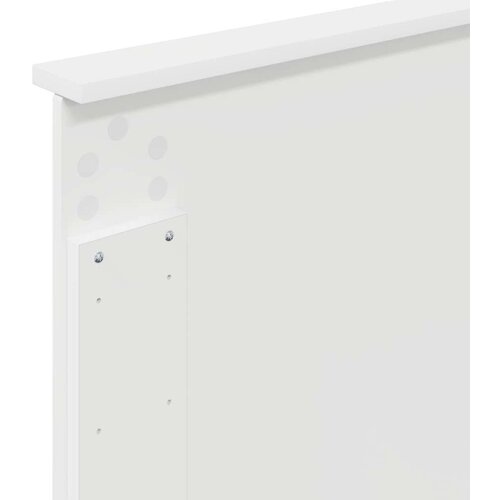  Okvir za krevet Bijelo 75 x 190 cm Inženjersko Drvo - Bijelo 75 x 190 cm Slike