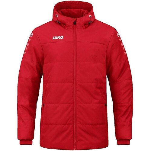 JAKO Jakne Veste Coachjacke Team avec capuche rouge Rdeča Slike