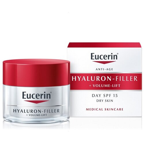 Eucerin Hyaluron-Filler +Volume-Lift dnevna lifting krema za učvrstitev kože za suho kožo SPF 15 50 ml Cene