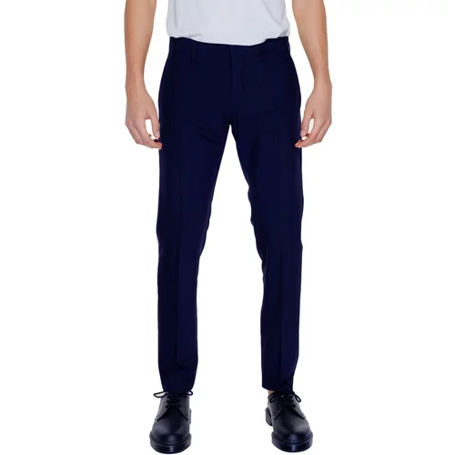 Antony Morato Elegantne hlače MMTS00027-FA600255 Modra