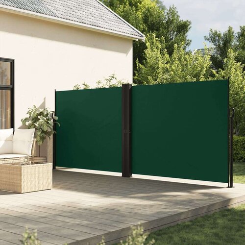  Zložljiva stranska tenda temno zelena 160x600 cm Slike