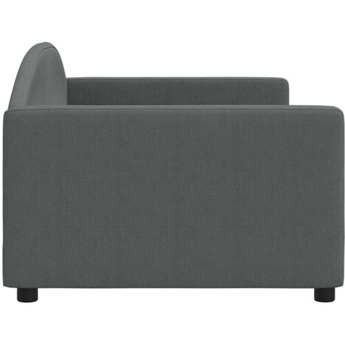 VidaXL Dnevni krevet tamnosivi 90 x 200 cm od tkanine Slike