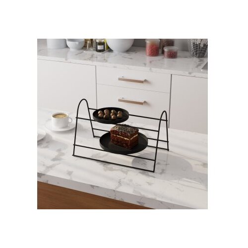 WALLXPERT crni dekorativni metalni pribor ged 013 a Slike