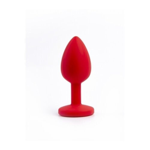  Crveni analni silikonski plag AT 1087 Slike