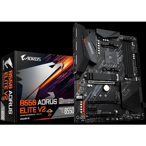 Gigabyte Mainboard Desktop B550 AORUS ELITE V2 DDR4 Socket AM4 4x DDR4 up to 128GB