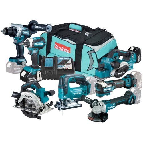 Makita DLX7019TX1 18V Combiset  2 x 5.0 Ah baterija s brzim punjačem Cijene