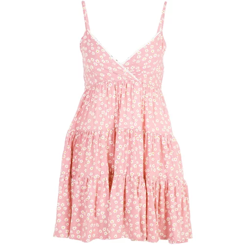 AÉROPOSTALE Koktel haljina narančasta / roza / bijela