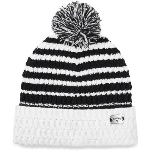 Callaway Pom Pom Beanie White/Black Slike