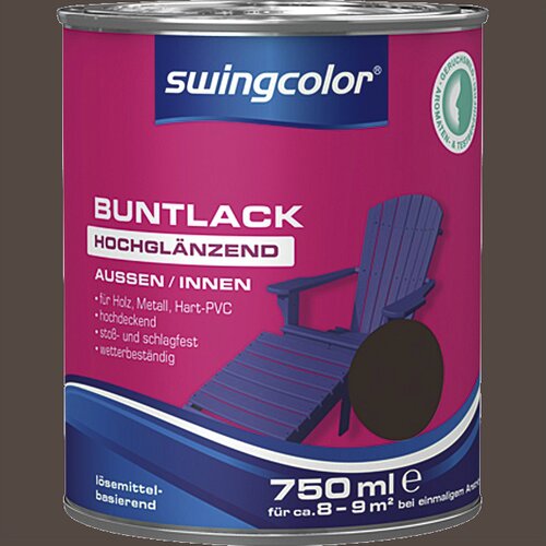 SWINGCOLOR Visokosijoči barvni lak (barva: čokolada, 750 ml) Cene
