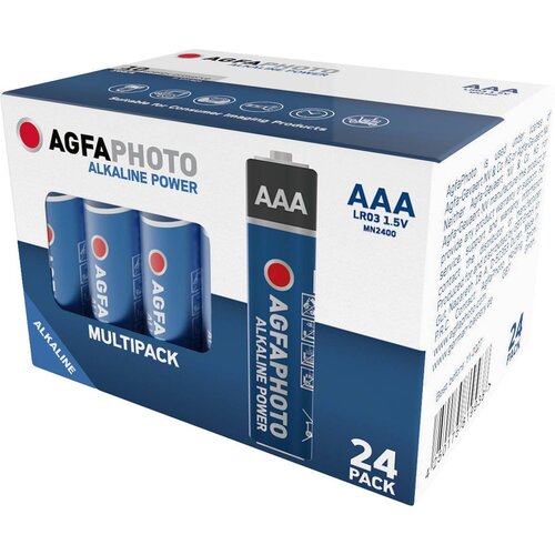 Agfaphoto Power LR03 micro (aaa)-baterija alkalno-manganov 1.5 V 24 kos, (20472687) Slike