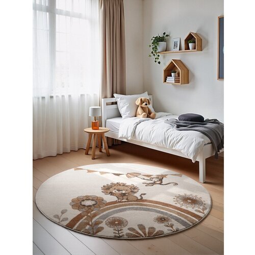 Villeroy Boch Kremno bela otro&amp;scaron;ka preproga &amp;oslash;160 cm Roar like a Lion &amp;ndash; Slike