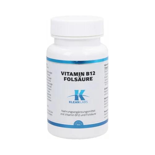 KLEAN LABS Vitamin B12 Folsäure