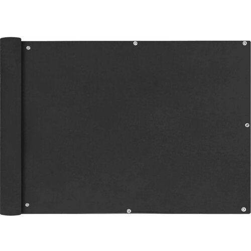 vidaXL Balkonsko Platno Oksford Tekstil 75x600 cm Antracitno Cene