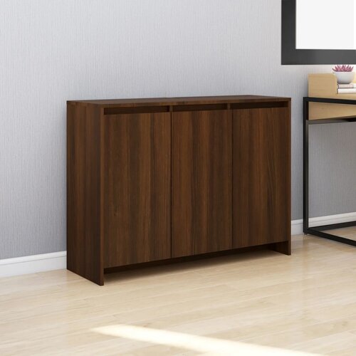 vidaXL Komoda boja smeđeg hrasta 102 x 33 x 75 cm od iverice Cene