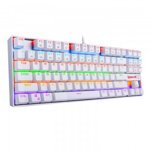 Redragon Mehanicka Gaming Tastatura Kumara 2 K552-RGB White Red Switch Slike