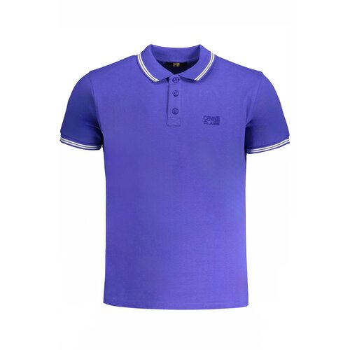 Cavalli Class MEN&#39;S SHORT SLEEVED POLO SHIRT BLUE Cene