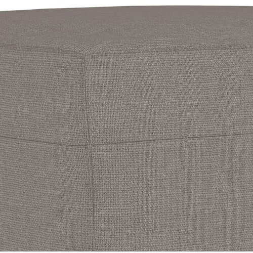  3-dijelni set sofa s jastucima smeđesivi od tkanine Slike