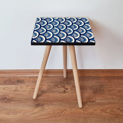 Hanah home klub sto Shp157, 35x42x35 cm, Plavi Cene