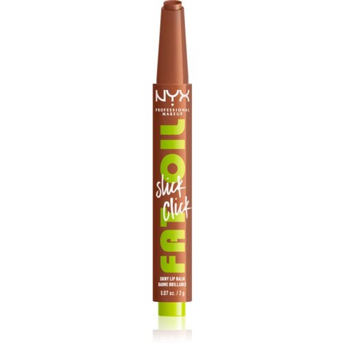 NYX Professional Makeup Fat Oil Slick Click tonirani balzam za ustnice odtenek Feedworthy 2 g Slike