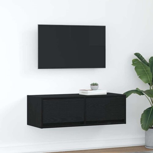 TV ormarić crni hrast 80x31x25 5 cm konstruirano drvo Cijene