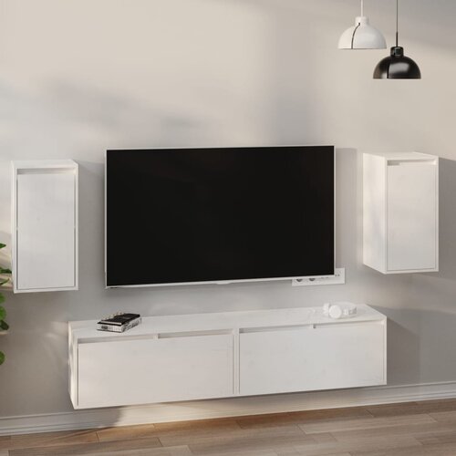 vidaXL Zidni ormarići 2 kom bijeli 30 x 30 x 60 cm od masivne borovine Cijene