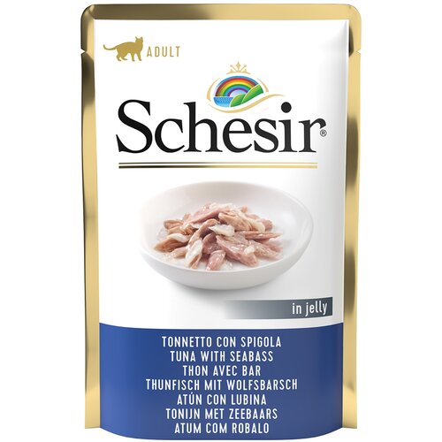 Schesir Jelly vrećice 6 x 85 g - Tuna s brancinom Slike