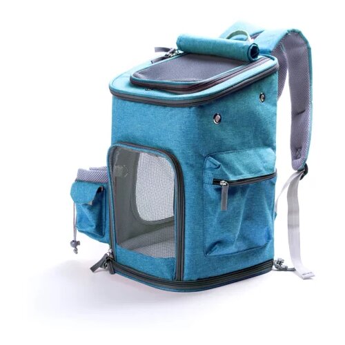 Freedog ranac za transport ljubimaca K2 pro, 27x27x42 cm, tirkizni Slike