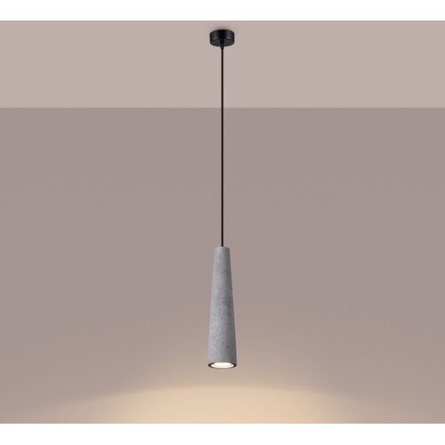 Sollux Lighting Sollux SL.1347 - Luster na sajli ELECTRA 1xGU10/10W/230V beton/siva Slike