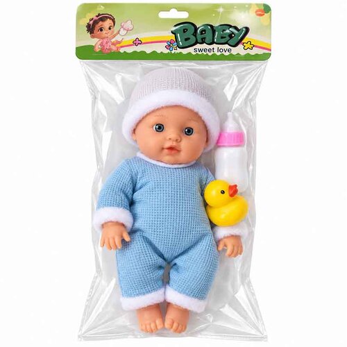  Punčka Beba na baterije 34cm s fla&amp;scaron;ico in račka - Baby Sweet Love Model 06 Slike