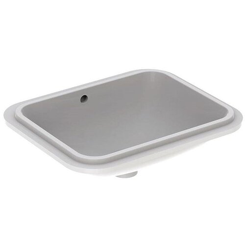 Geberit lavabo podgradni ispod ravne ploče pravougaoni 530X440 ima preliv slavina na ploči 500.760.01.2 Cene
