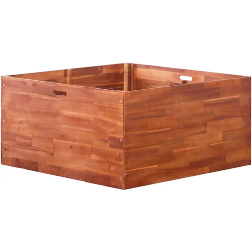 Furnova Visoka greda iz akacijevega lesa 100x100x50 cm, (21920990)