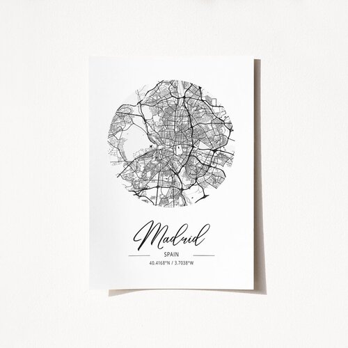 Wallity Poster Spain-2074, 42x59,4 cm Cene