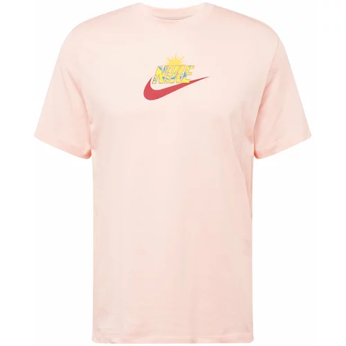 Nike Sportswear Majica 'SPRING BREAK SUN' modra / rumena / korala / rdeča
