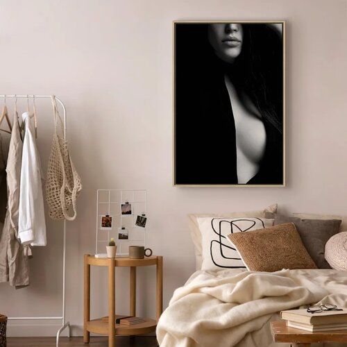  Slika - Sensual Elegance (1 Part) Vertical 80x120 U prirodnom drvenom okviru Slike