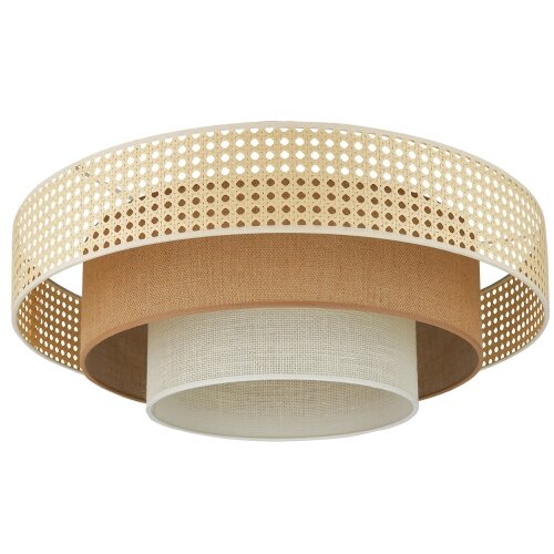  Brilagi - LED plafonsko svetlo CEDAR LUNETA LED/26W/230V ratan/smeđa/krem Slike