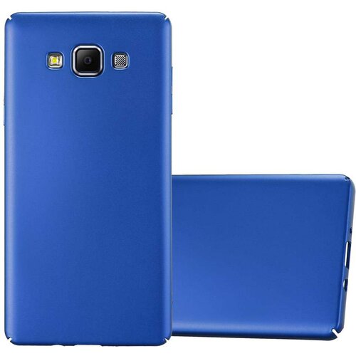 Cadorabo Case, združljiv s Samsungom v kovinski modri barvi - trdi za&amp;scaron;čitni pokrov v kovinskem videzu pred praskami in udarci, (20564410) Slike