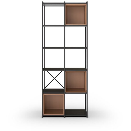 Marckeric Crna/ciglasta biblioteka 71x179 cm Anya &amp;ndash; Slike