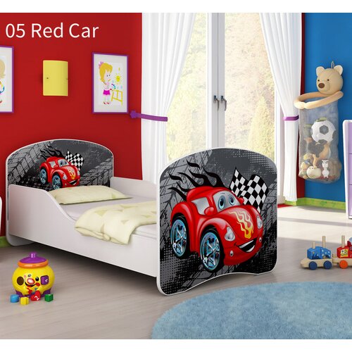  Dječji krevet ACMA s motivom 140x70 cm 05 Red Car Cijene