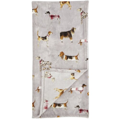 Catherine Lansfield Odeja 170x130 cm Country Dogs - Catherine Lansfield Cene