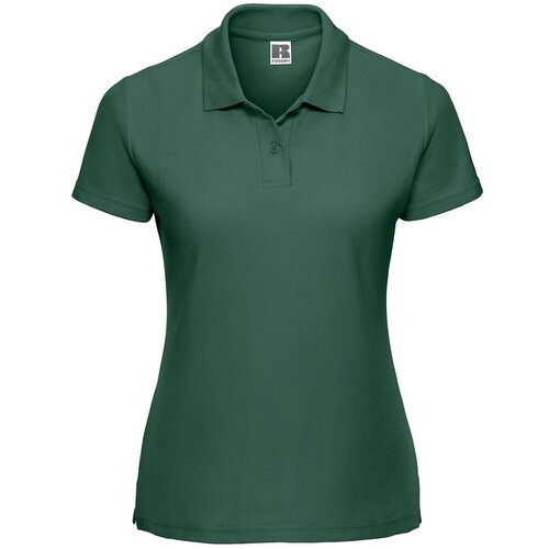RUSSELL Polycotton Women's Green Polo Shirt Slike